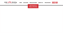 Desktop Screenshot of piefivepizza.com